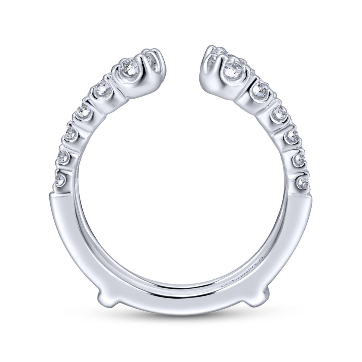 14K White Gold Diamond Ring Enhancer