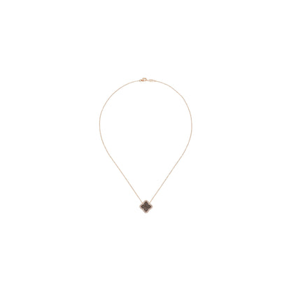 Vintage Inspired 14K White-Rose Gold Diamond Pendant Necklace